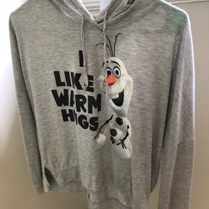 Grey thin sweatshirt